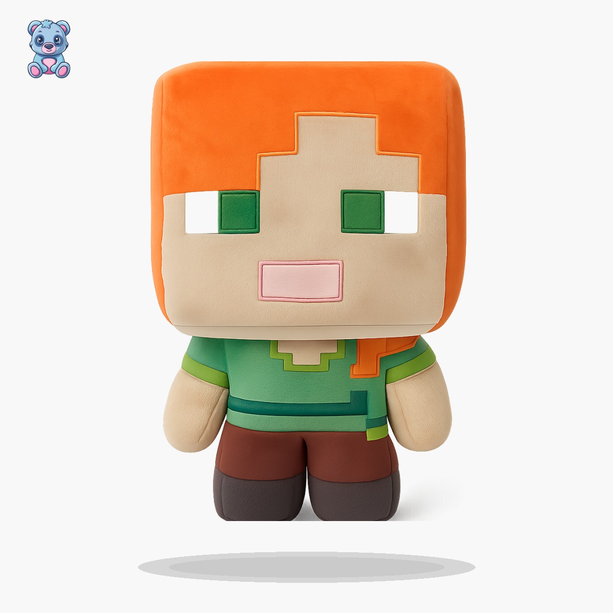 Peluche Minecraft Alex Plush custom